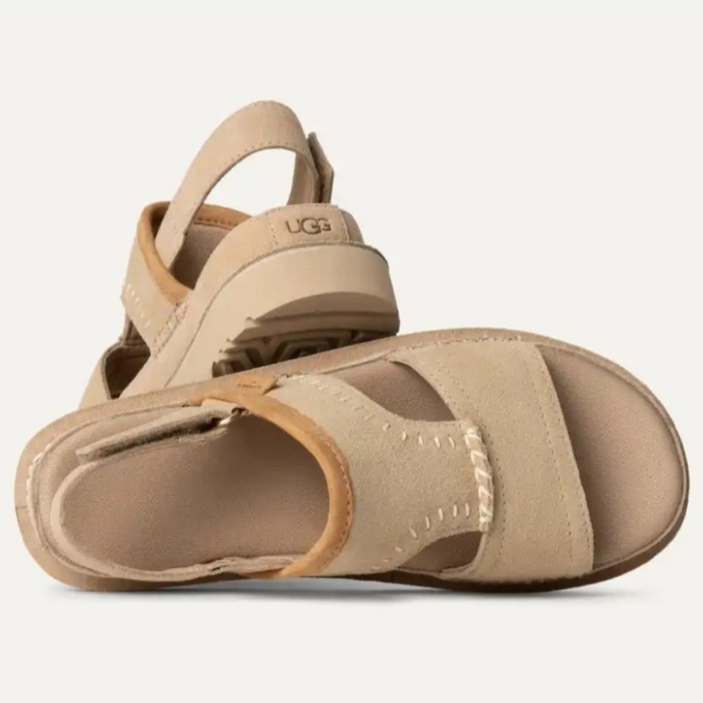 Ugg Goldenstar Regenerate  womens Sandal in sand size7.5 New - Picture 5 of 6
